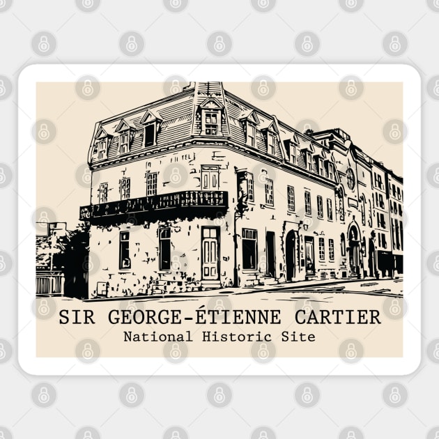 Sir George-Étienne Cartier National Historic Site - Montréal QC Magnet by Lakeric